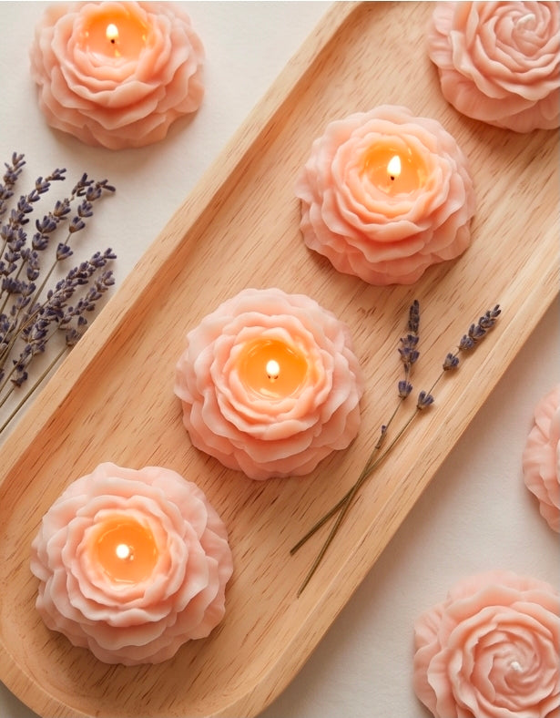 Rose Petal Candle