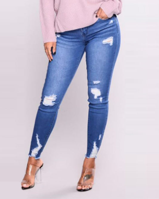 BLUE CUT JEANS