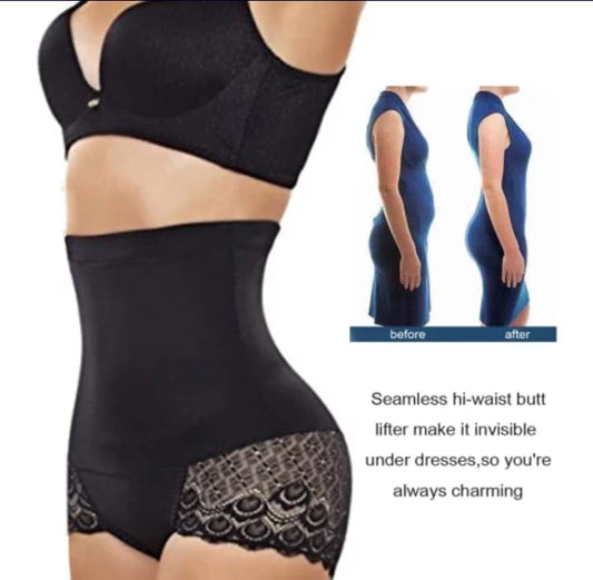Women Shapewear Butt Lifter Pants High Waist Tummy Control
