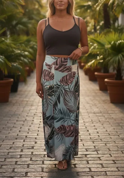 Top and skirt