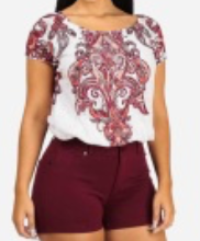 red and white top
