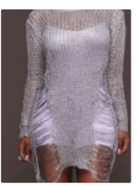 SILVER DRESS