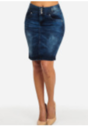SHORT JEANS SKIRT