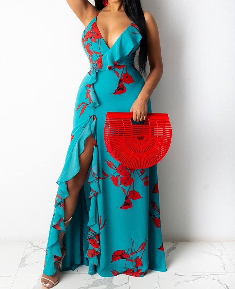BLUE AND RED