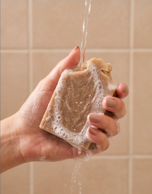 Oatmeal and honey soap