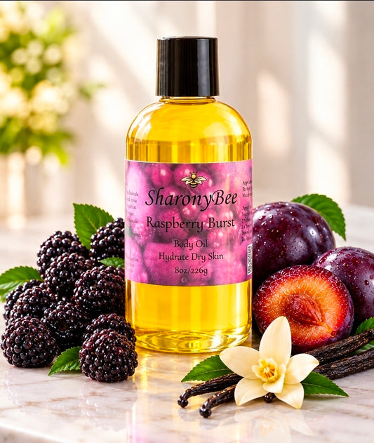 Raspberry Burst Body oil