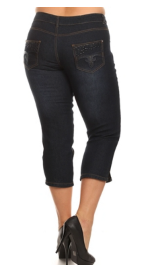 Plus size Navy Jeans