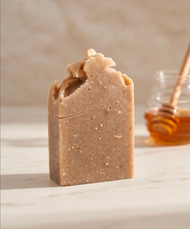 Oatmeal and honey soap