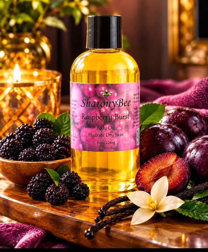 Raspberry Burst Body oil